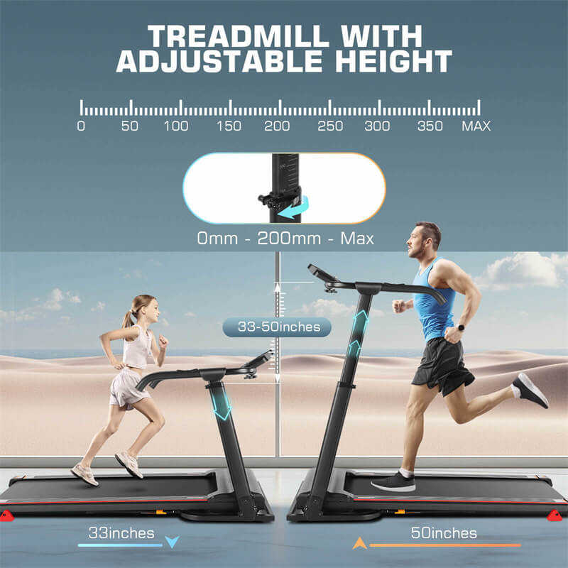 Foldable Treadmill with Liftable Tabletop F5972