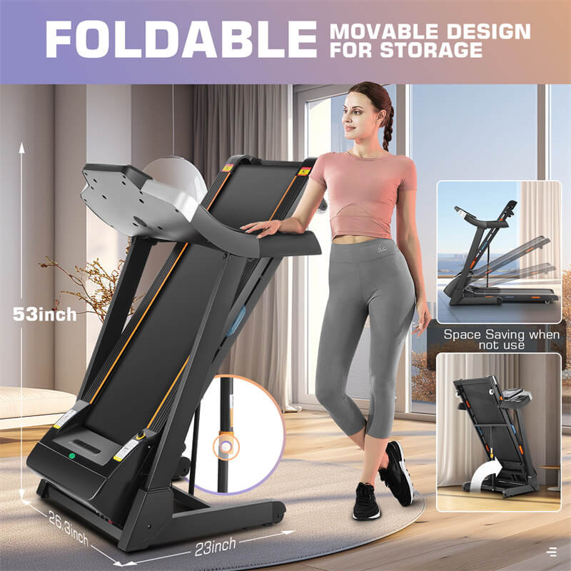 Automatic Incline Treadmill with Fan F3703