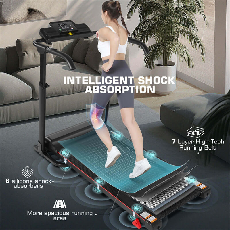 Foldable Treadmill with Liftable Tabletop F5972