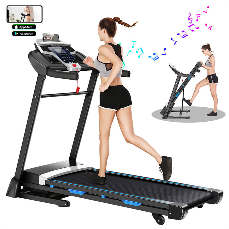 Automatic incline treadmill with USB Port A5570