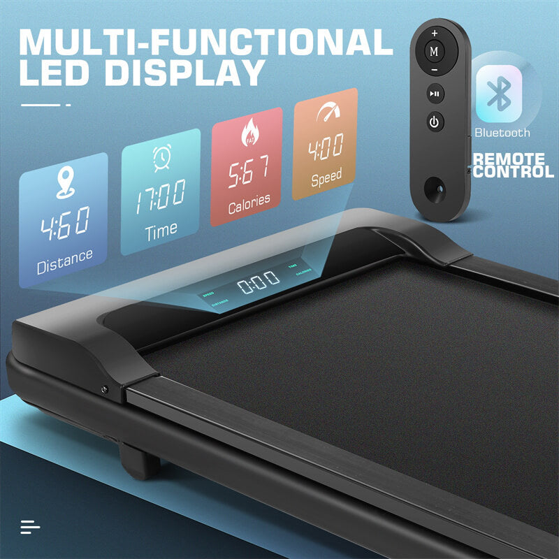 Walking Pad Treadmill with Remote Control & LED Display F5975