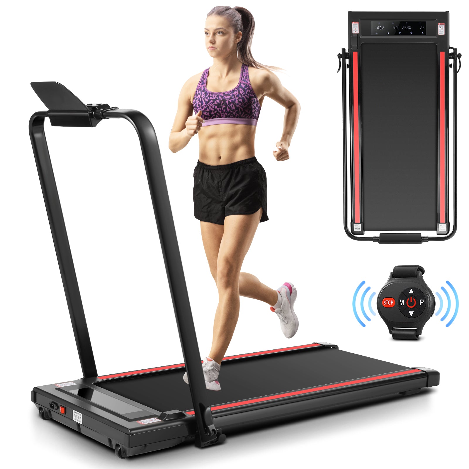 Tapis roulant pliant ANCHEER 2 en 1 