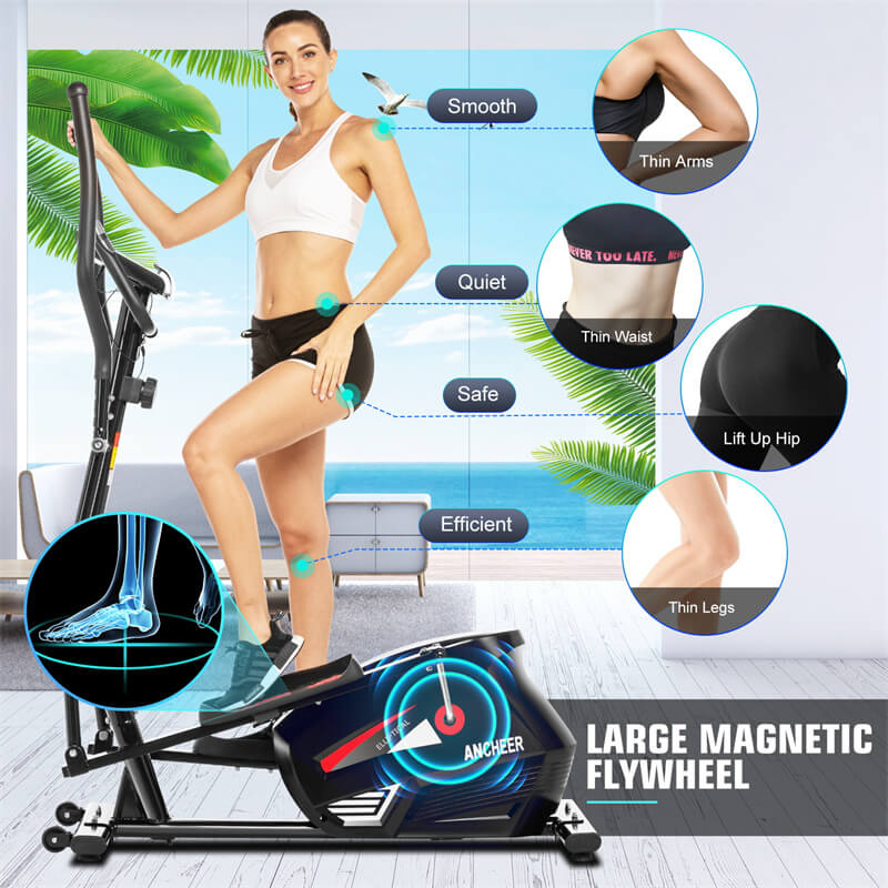 ANCHEER Elliptical,Exercise Equipment,Elliptical Machines for Home Use A5530