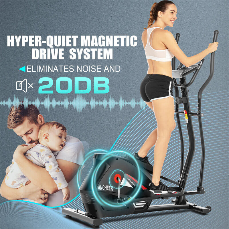 ANCHEER Elliptical,Exercise Equipment,Elliptical Machines for Home Use A5530