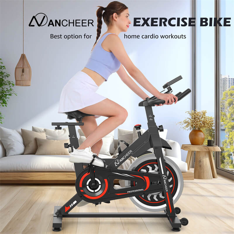 ANCHEER Indoor Exercise Bicycle With Digital Display A5998