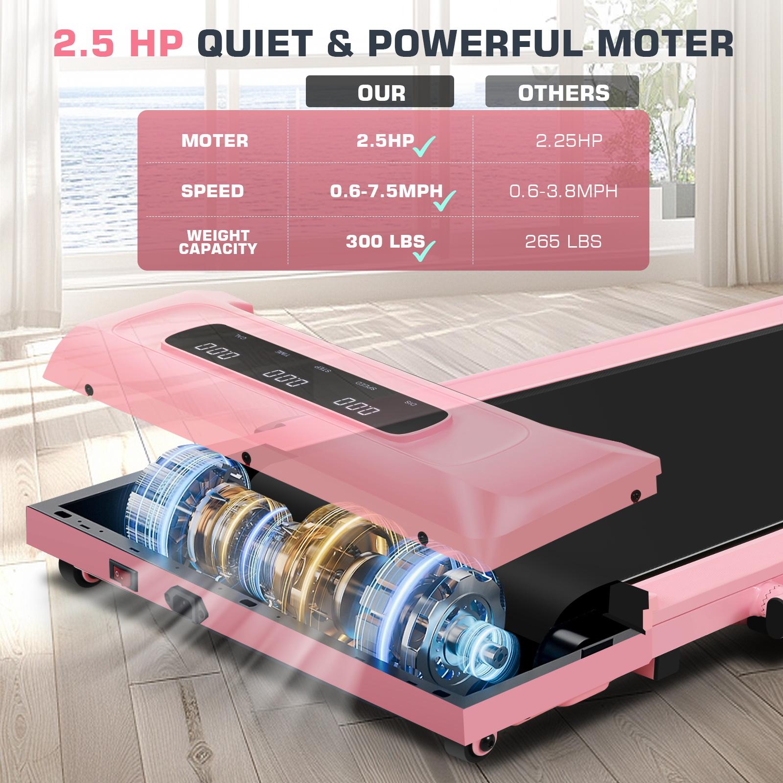 4-in-1 treadmill with Incline for Home/Office, 2S Folding