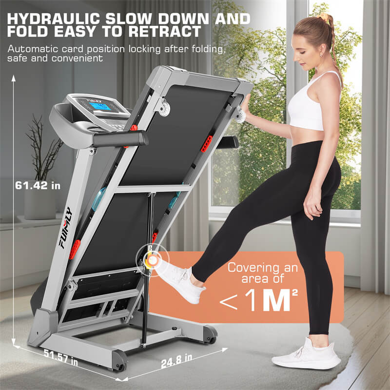 Folding Treadmill with Auto Incline F4098