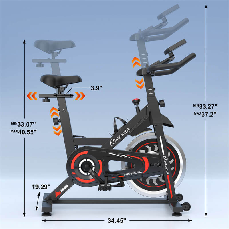 ANCHEER Indoor Exercise Bicycle With Digital Display A5998