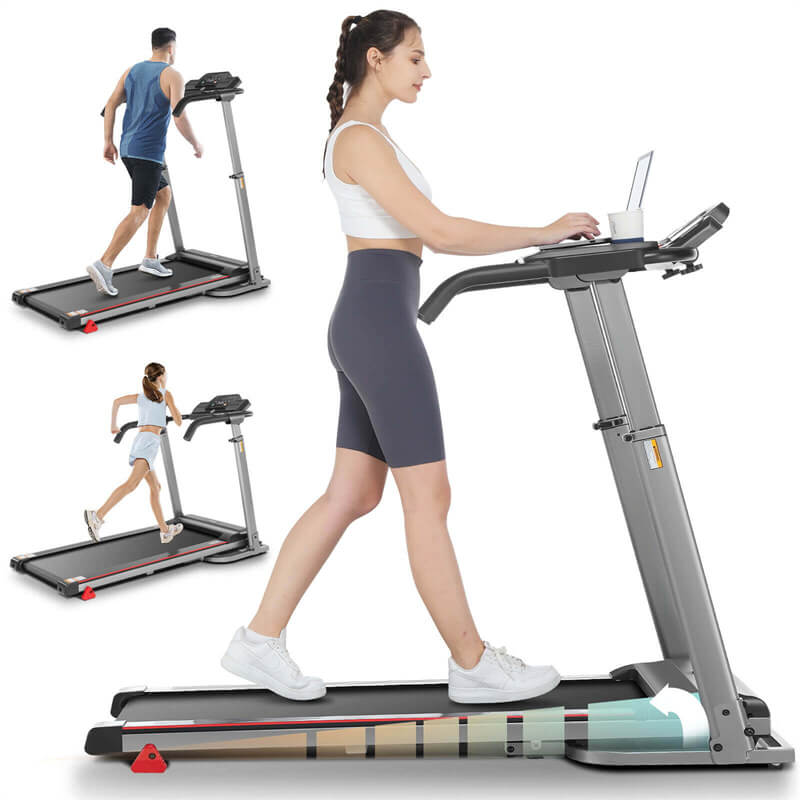 Foldable Treadmill with Liftable Tabletop F5972