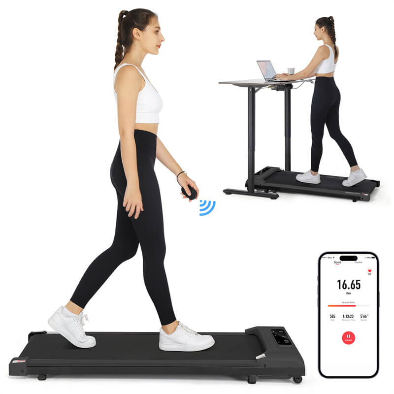Dual-control Walking Pad Treadmills for Home K5976