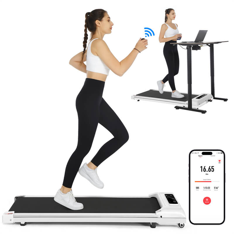 Dual-control Walking Pad Treadmills for Home K5976