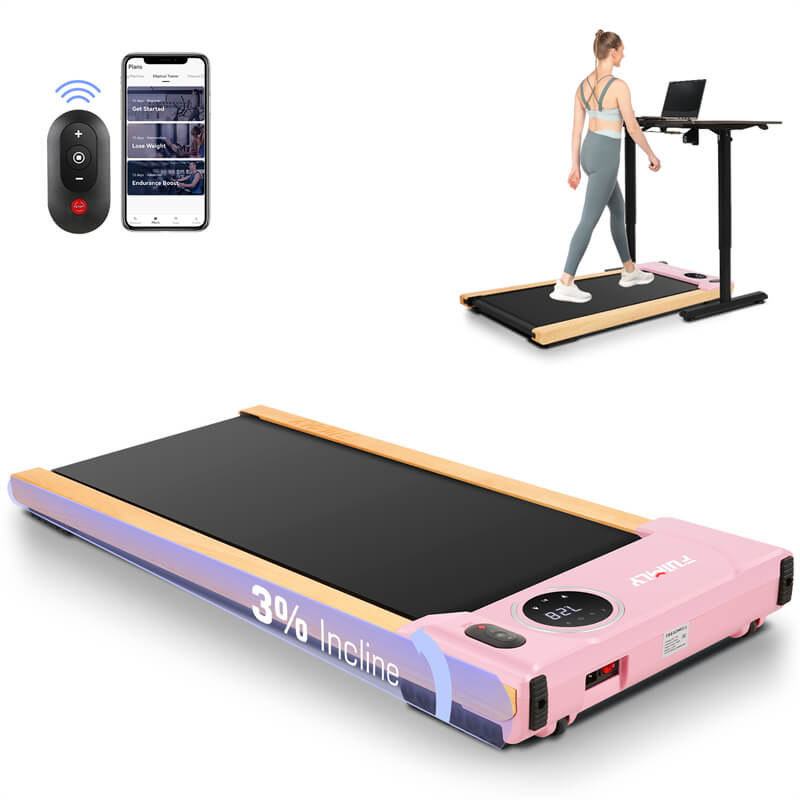 Walking Pad Treadmill with Wooden Design F5986