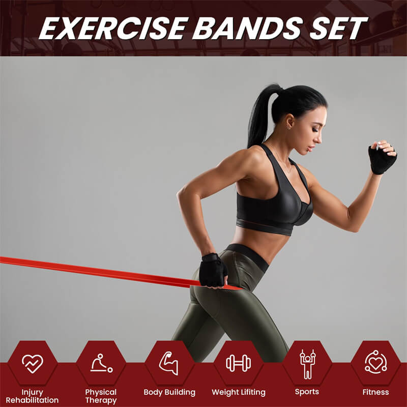 2PCS Exercise Workout Bands