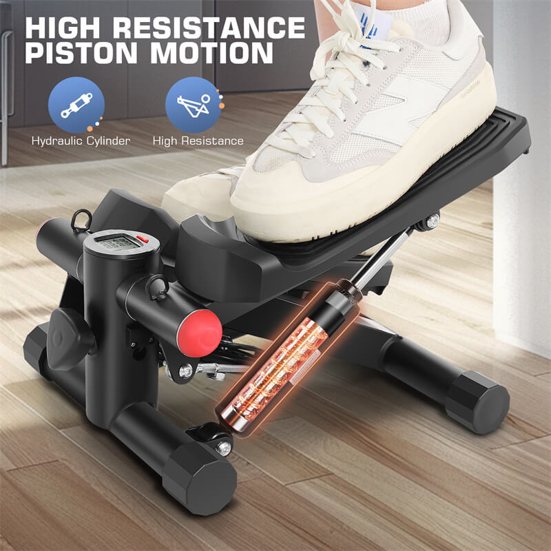 ANCHEER Stair Stepper with Resistance Bands A6001